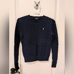RL cable knit sweater